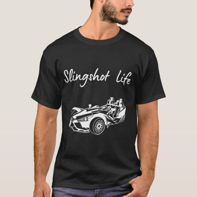 T-shirt Vie en pente (Devant)