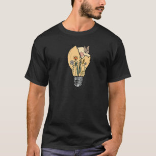 T-shirt Vie En Pleine Fleurs D'Été En Pleine Fleur Positif