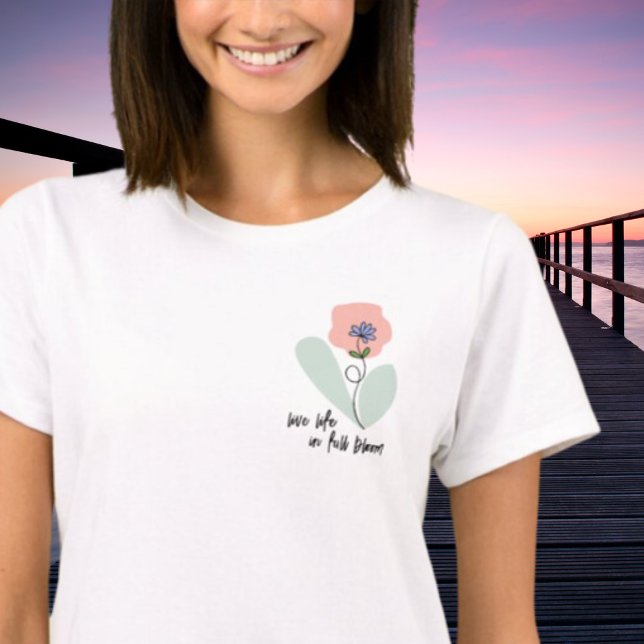 T-shirt Vie en pleine floraison Fleur sauvage Fleur Abstra (Créateur téléchargé)
