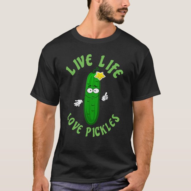 T-shirt Vie et amour Pickles Pickles (Devant)