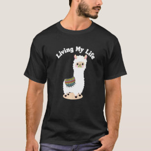 T-shirt Vie Ma Vie Guanaco Llama Vicuna Breeder Alpaca