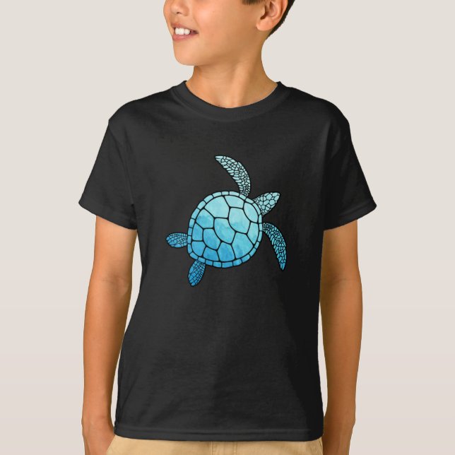 T-shirt Vie marine-cadeau pour les tortues marines (Devant)