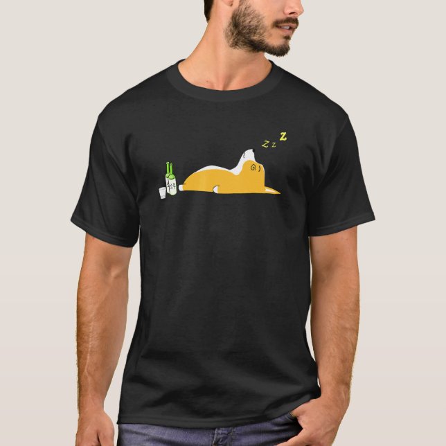 T-shirt Vie nocturne Soju Corgi (Devant)