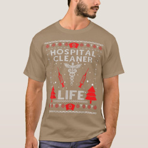 T-shirt Vie plus propre à l'hôpital doux de Noël Sweaters 