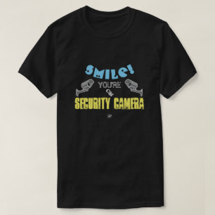 T-shirt Vie privée et sécurité caméra blague sarcastique v