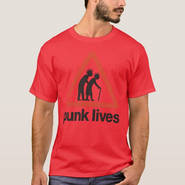 T-shirt vie punk (Devant)