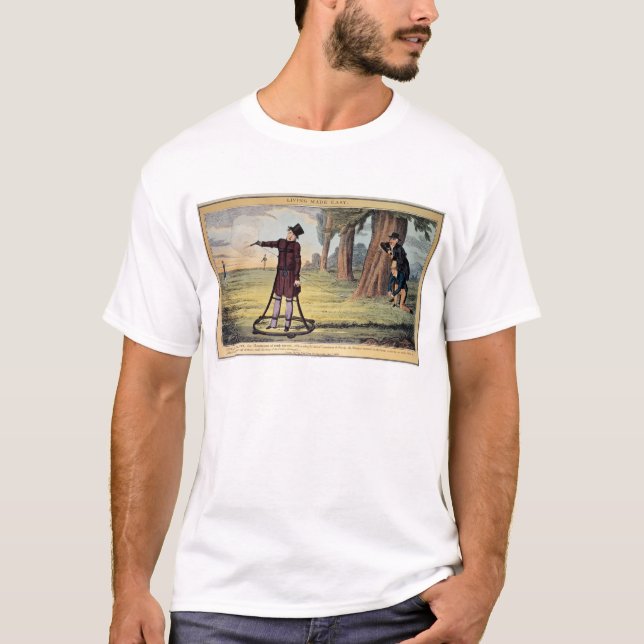 T-shirt Vie rendue facile ; appareil de duel (Devant)