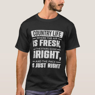 T-shirt Vie rurale - Ferme agricole de l'Ouest