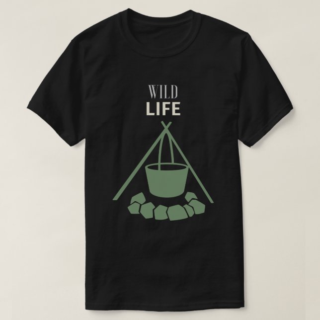T-shirt Vie sauvage (Design devant)