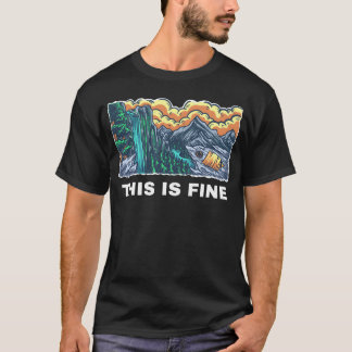 T-shirt Vie sauvage pour les amateurs de camping vintage