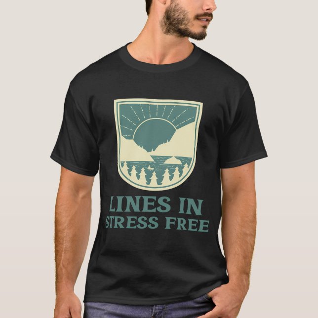 T-shirt Vie Solitaire, Chasse et Pêche (Devant)