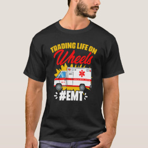 T-shirt Vie sur roues Technicien Médicale d'urgence Ambu