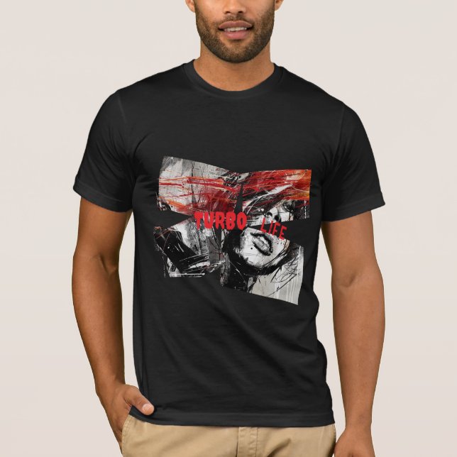 T-shirt Vie turbo moderne (Devant)