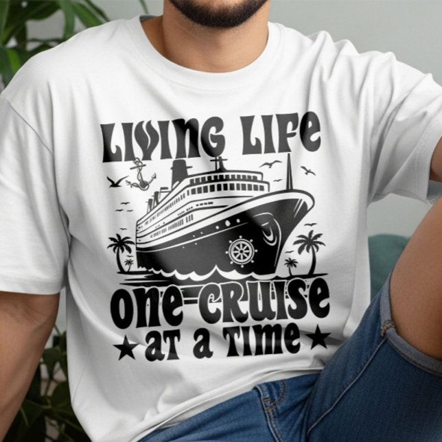 T-shirt Vie Une Croisière À La Fois Vacances En Famille (Créateur téléchargé)