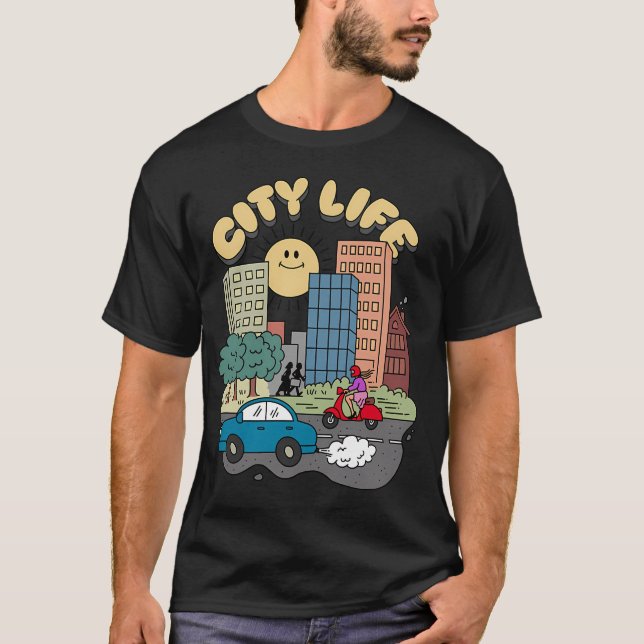 T-SHIRT VIE URBAINE (Devant)