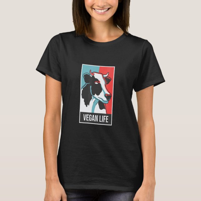 T-shirt Vie Végétarienne (Devant)