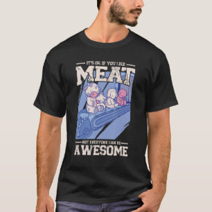 T-shirt Vie végétarienne absolument végétalienne