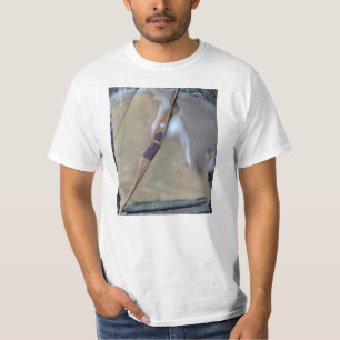 T-shirt vieil Alaskan sur la peau de daim