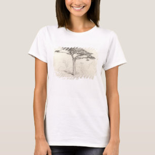 T-shirt Vieil arbre de cèdre dans le jardin botanique,