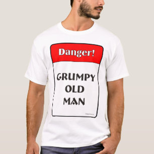 T-shirt Vieil homme grincheux