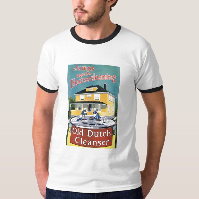 T-shirt Vieille ANNONCE néerlandaise 1915 de détergent de (Devant)
