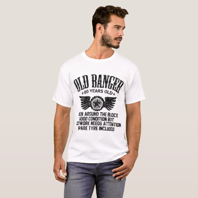 T-SHIRT VIEILLE BANQUE DE 80 ANS (Devant entier)