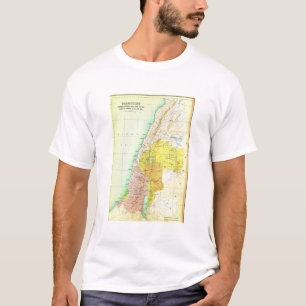 T-shirt Vieille carte de 27AD le Christ Palestine