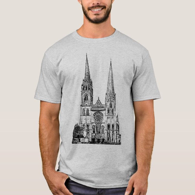 T-shirt Vieille cathédrale (Devant)