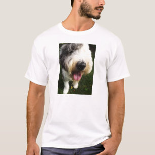 T-shirt Vieille chemise anglaise de chien de berger -