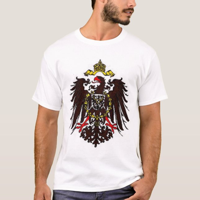 T-shirt Vieille chemise de l'Allemagne Eagle (Devant)