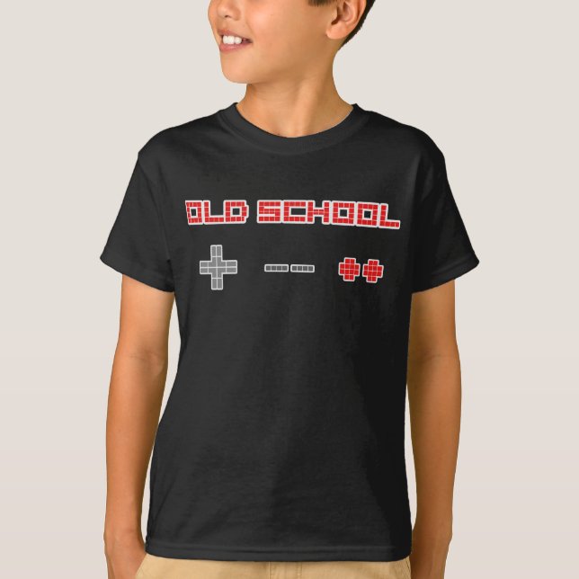 T-shirt Vieille école (Devant)