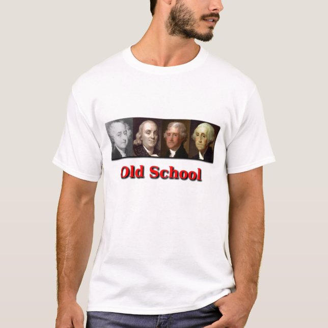 T-shirt Vieille école (Devant)