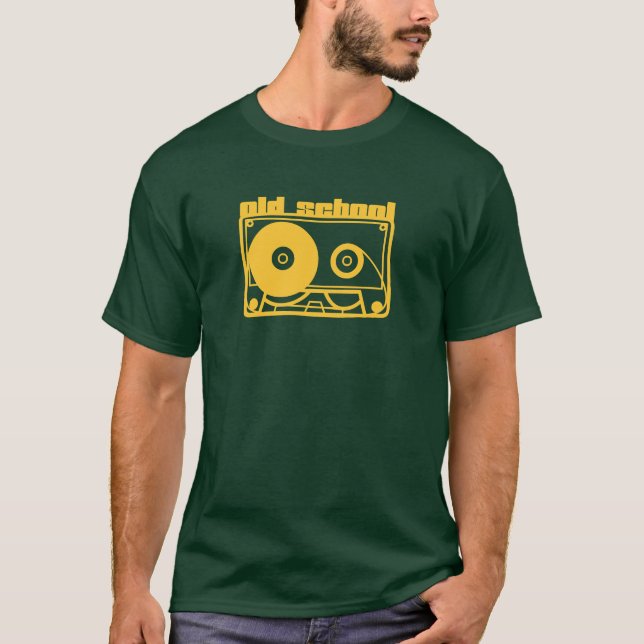 T-shirt Vieille école (Devant)