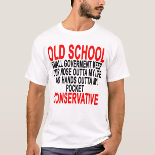 T-shirt Vieille école T-Shirt.png conservateur