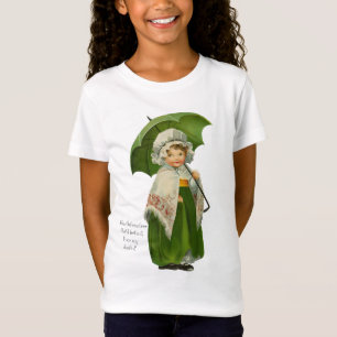 T-Shirt Vieille fille Irlandaise au parapluie