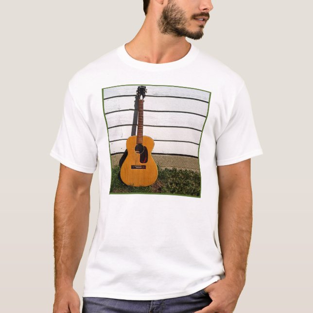 T-shirt Vieille guitare (Devant)