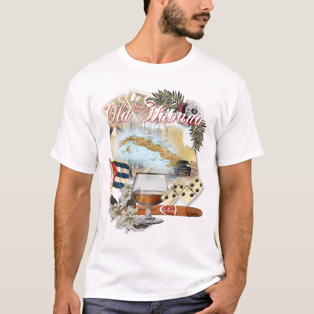 T-shirt vieille la Havane (Devant)