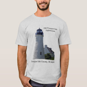 T-shirt Vieille lumière de chemise de phare d'île de