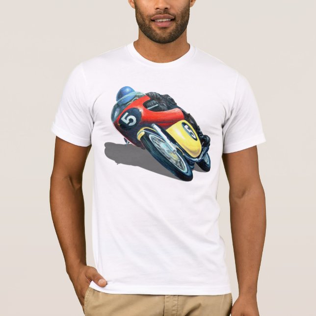 T-SHIRT VIEILLE MOTO DE EMBALLAGE (Devant)