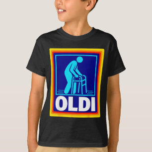 T-shirt Vieille parodie drôle humour vieillissant rétro gr