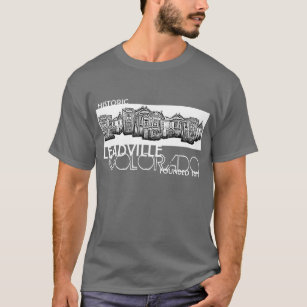 T-shirt Vieille pièce en t historique de ville de