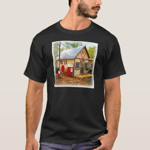 T-shirt Vieille station service vintage