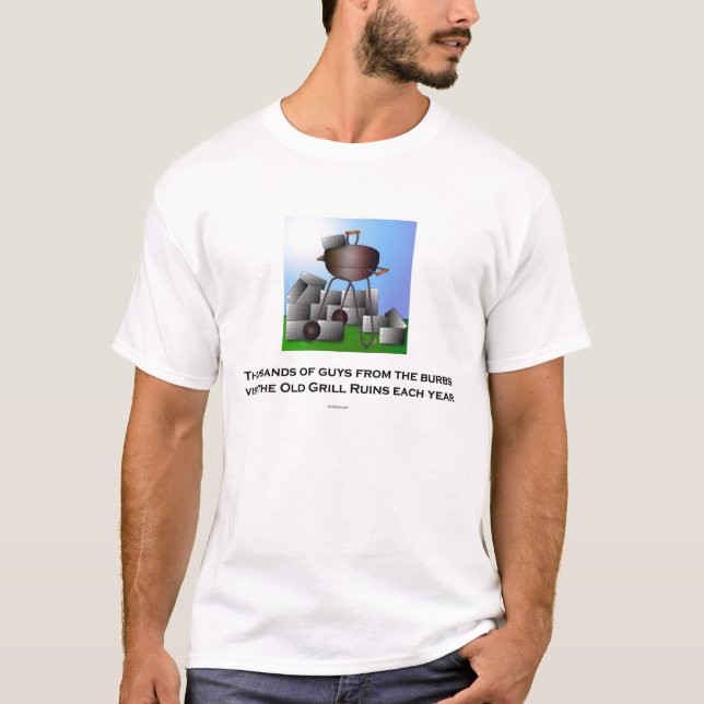 T-shirt "Vieilles ruines de gril " (Devant)