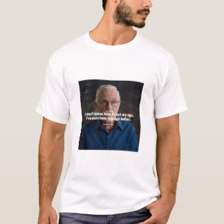 T-shirt Vieillir et rire à travers les leçons de la vie