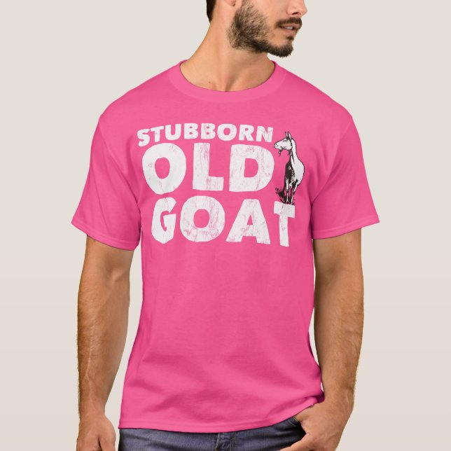 T-shirt Vielle chèvre têtue (Devant)