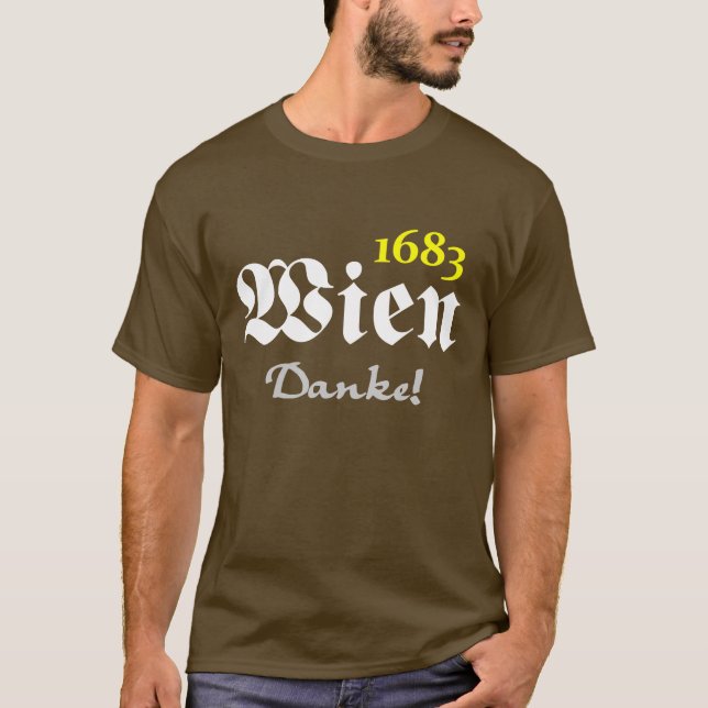 T-shirt Vienne 1683 - remerciement (Devant)