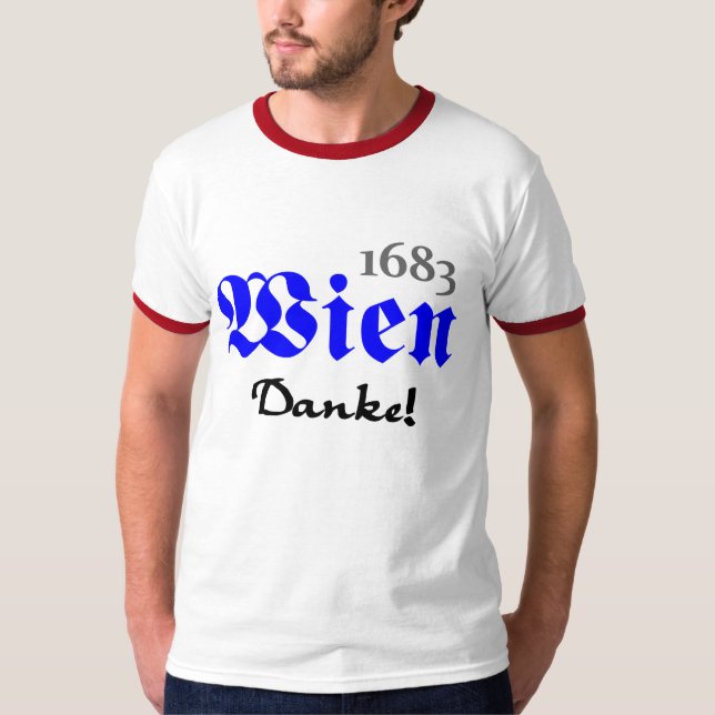 T-shirt Vienne 1683 - remerciement (Devant)