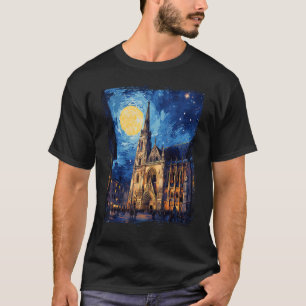 T-shirt Vienne Autriche - Cathédrale Saint-Étienne Van Gog
