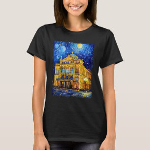 T-shirt Vienne Autriche Vienne Opéra national Van Gogh