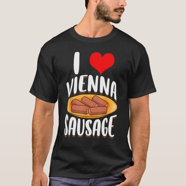 T-shirt Vienne Saucisse Cute (Devant)